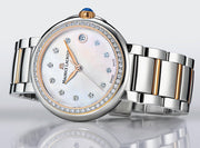 Maurice Lacroix Fiaba Date Diamonds White Mother of Pearl Dial Two Tone Steel Strap Watch for Women - FA1007-PVP23-170-1