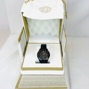 Versace Univers Quartz Black Dial Black Steel Strap Watch for Men - VEBK00618