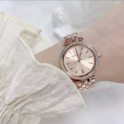 Michael Kors Darci Rose Gold Dial Rose Gold Stainless Steel Strap Watch for Women - MK3366