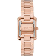 Michael Kors Emery Three-Hand Crystals Silver Dial Rose Gold Steel Strap Watch for Women - MK4641