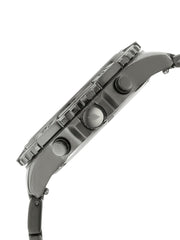 Fossil Garrett Chronograph Grey Dial Grey Steel Strap Watch for Men - FS5621