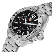 Tag Heuer Formula 1 Black Dial Silver Steel Strap Watch for Men - WAZ111A.BA0875