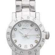 Marc Jacobs Amy White Dial Silver Steel Strap Watch for Women - MBM8611