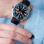 Tag Heuer Aquaracer Calibre 5 Automatic Black Dial Black Nylon Strap Watch for Men - WAY211B.FC6363