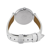 Tissot T Lady Flamingo White Dial White Leather Strap Watch For Women - T094.210.16.011.00