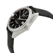 Tissot Ballade Powermatic 80 Cosc Black Dial Black Leather Strap Watch For Men - T108.408.16.057.00
