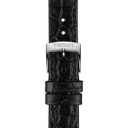 Tissot Everytime Small White Dial Black Leather Strap Watch For Women - T109.210.16.033.00