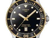 Tissot Seastar 1000 Black Dial Black Rubber Strap Watch For Men - T120.410.27.051.00