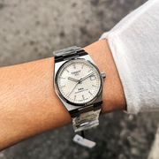 Tissot PRX Powermatic 80 White Dial Silver Steel Strap Watch for Men - T137.207.11.111.00