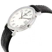 Tissot T Classic Desire White Dial Black Leather Strap Watch For Men - T52.1.421.12