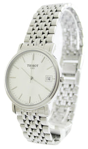 Tissot T Classic Desire Silver Dial Silver Mesh Bracelet Watch for Men - T52.1.481.31