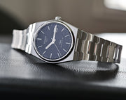 Tissot PRX Powermatic 80 Blue Dial Silver Steel Strap Watch For Men - T137.407.11.041.00