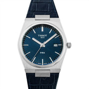 Tissot PRX Blue Dial Blue Leather Strap Watch for Men - T137.410.16.041.00