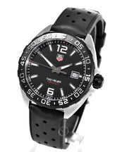 Tag Heuer Formula 1 Quartz Black Dial Black Rubber Strap Watch for Men - WAZ1110.FT8023