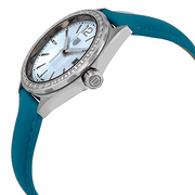 Tag Heuer Formula 1 Quartz Diamonds Mother of Pearl Dial Blue Leather Strap Watch for Women - WBJ131A.FC8256