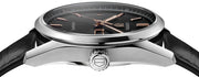 Tag Heuer Carrera Day Date Black Dial Black Leather Strap Watch for Men - WBN2013.FC6503