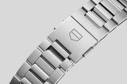Tag Heuer Carrera Twin Time Blue Dial Silver Steel Strap Watch for Men - WBN201A.BA0640
