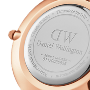 Daniel Wellington Petite Dover Quartz White Dial White NATO Strap Watch For Women - DW001000313
