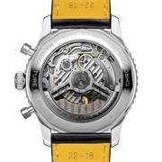 Breitling Navitimer B01 Chronograph 43 Green Dial Black Leather Strap Watch for Men - AB0138241L1P1
