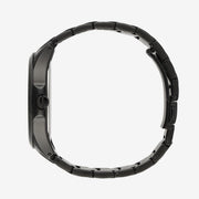 Armani Exchange Hampton Chronograph Black Dial Black Steel Strap Watch For Men - AX2413