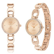 Coach Park Signature Rose Gold Dial Rose Gold Steel Strap Watch for Women - 14503172