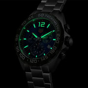 Tag Heuer Formula 1 Chronograph Blue Dial Silver Steel Strap Watch for Men - CAZ101AV.BA0842
