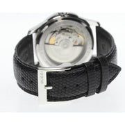Gucci G Timeless Automatic Black Dial Black Leather Strap Watch For Women - YA126469
