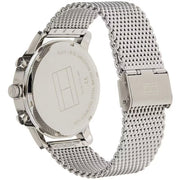 Tommy Hilfiger Harrison Quartz Grey Dial Silver Mesh Bracelet Watch for Men - 1790877