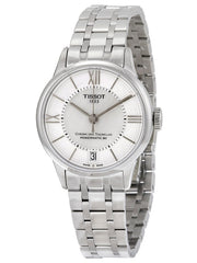 Tissot Chemin Des Tourelles Powermatic 80 Lady Silver Dial Silver Steel Strap Watch For Women - T099.207.11.118.00