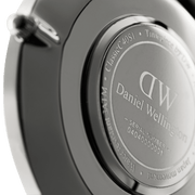 Daniel Wellington Classic Sheffield Black Dial Black Leather Strap Watch For Women - DW00100145