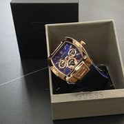 Guess Phoenix Multifunction Blue Dial Blue Rubber Strap Watch for Men - GW0202G4