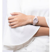 Coach Preston Pink Dial Pink Steel Strap Watch for Women - 14503463