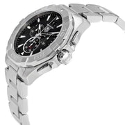 Tag Heuer Aquaracer Chronograph Black Dial Silver Steel Strap Watch for Men - CAY1110.BA0927