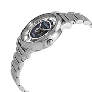 Emporio Armani Meccanico Automatic Silver Dial Silver Steel Strap Watch for Men - AR60006