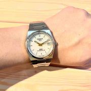 Tissot PRX Powermatic 80 White Dial Silver Steel Strap Watch for Men - T137.207.11.111.00