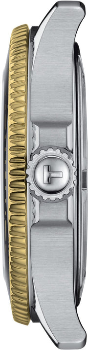 Tissot Seastar 1000 Black Dial Silver Steel Strap Watch For Men - T120.210.21.051.00
