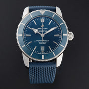 Breitling Superocean Heritage B20 Automatic 46 Blue Dial Blue Mesh Bracelet Watch for Men - AB2020161C1S1