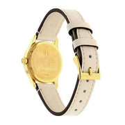 Gucci G Timeless Quartz Red & Green Dial Beige Leather Strap Watch For Women - YA1265009