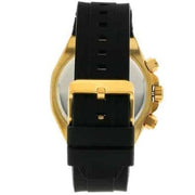 Guess Empire Chronograph Quartz Black Dial Black Silicon Strap Watch For Men - GW0583G2