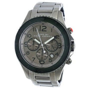 Marc Jacobs Rock Chronograph Silver Dial Silver Steel Strap Watch for Men - MBM5029