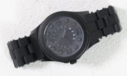 Marc Jacobs Pelly Black Dial Black Silicone Strap Watch for Women - MBM2531