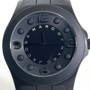 Marc Jacobs Pelly Black Dial Black Silicone Strap Watch for Women - MBM2531