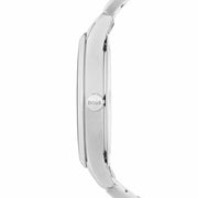 Hugo Boss Governer Black Dial Silver Steel Strap Watch for Men - 1513488