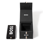 Hugo Boss Bossmatic Automatic Black Dial Gold Steel Strap Watch for Men - 1514180