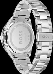 Hugo Boss Runner 3H Light Blue Dial Silver Steel Strap Watch for Men - 1514207