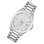 Hugo Boss Strike Silver Dial Silver Steel Strap Watch for Men - 1514176