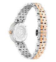 Versace Daphnis Analog Green Dial Two Tone Steel Strap Watch for Women - VEOCA0224