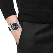 Versace Greca Diver Quartz Blue Dial Blue Rubber Strap Watch for Men - VE8G00124