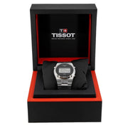 Tissot Digital Quartz Black Dial Silver Steel Strap Watch for Men - T137.463.11.050.00