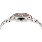 Versace Hellenyium Quartz Green Dial Two Tone Steel Strap Watch for Women - VE2S00422